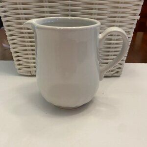 Corelle Coordinates Stoneware White Swirl Creamer Syrup Pitcher